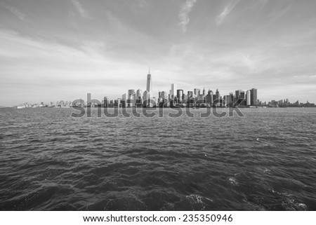Manhattan skyline - New York City.