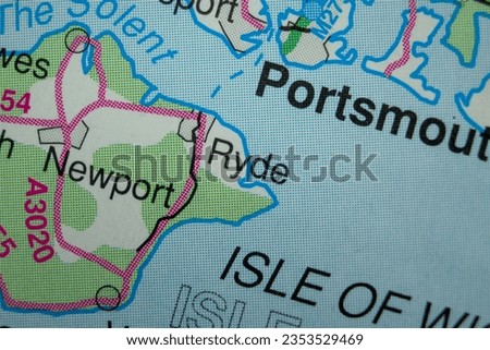 Ryde, United Kingdom atlas map town name
