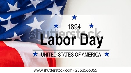 Labor Day Background Design. Banner, Poster, Greeting Card. 