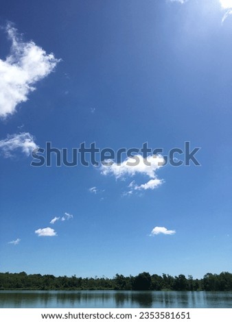 Blue sky background picture Thailand
