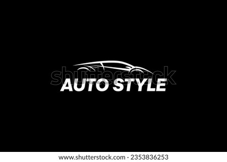Car shop, Car repair, Automotive logo template.