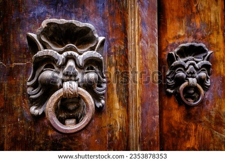 old door handle - knocker - photo
