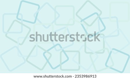 Abstract background of interlacing multicolored contours of squares. Modern vector drawing with geometric shapes