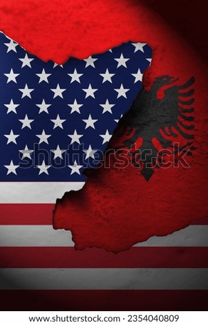 America and albania relationship vertical banner. America vs albania.