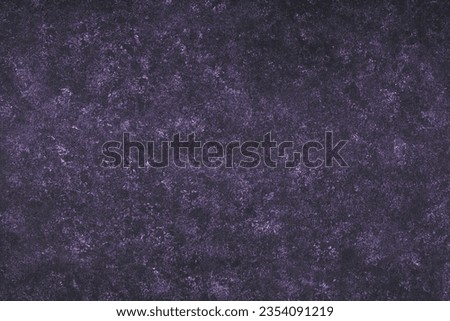 Painted canvas grungy background texture. Abstract elegant wallpaper, vintage black and purple concrete surface, studio backdrop