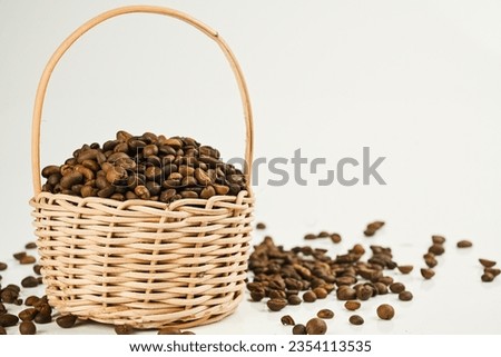textured, photography, arabia, horizontal, drink, seed, bean, espresso, food, dark, dropping, white, isolated, energy, black, cappuccino, texture, crop, agriculture, hot drink, coffee bean, closeup, r