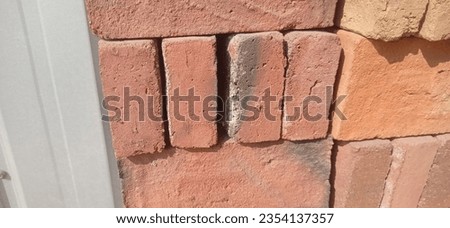 a background wall of bricks