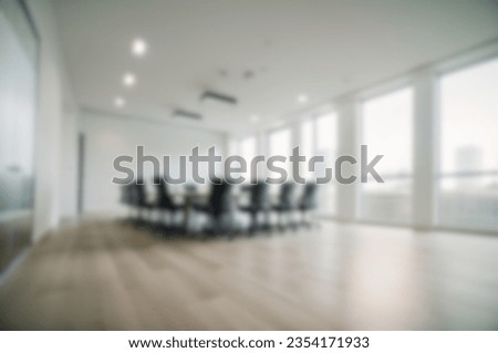 Blurred background of office conference hall