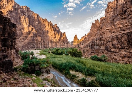 Wadi Disah in Saudi Arabia