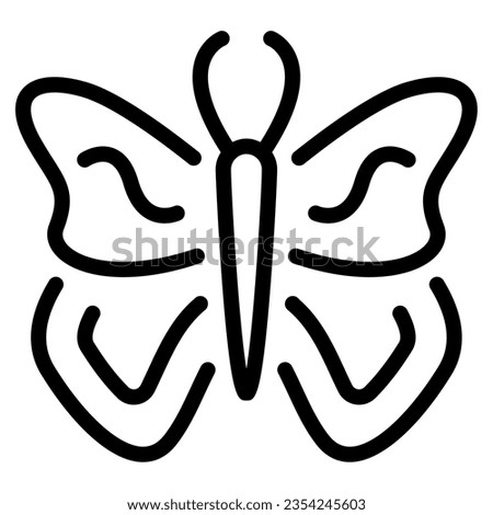 Pink Butterfly Icon can be used for web, app, infographic, etc