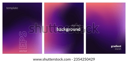 Abstract liquid background layout. Dark color blend. Blurred fluid effect. Gradient mesh. Mockup modern design template for posters, ad banners, brochures, flyers, covers, websites. EPS vector image