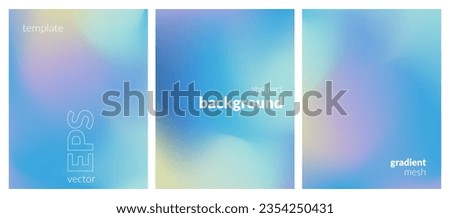 Abstract liquid background layout. Bright color blend. Blurred fluid effect. Gradient mesh. Mockup modern design template for posters, ad banners, brochures, flyers, covers, websites. EPS vector image Royalty-Free Stock Photo #2354250431