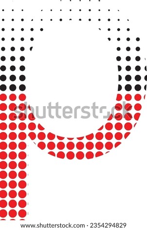 P letter logo design element 