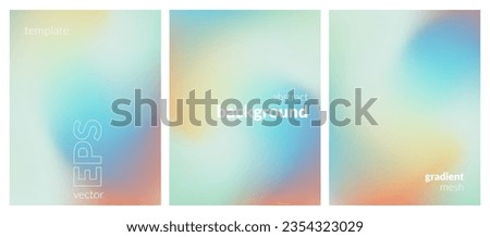Abstract liquid background layout. Soft color blend. Blurred fluid effect. Gradient mesh. Mockup modern design template for posters, ad banners, brochures, flyers, covers, websites. EPS vector image Royalty-Free Stock Photo #2354323029