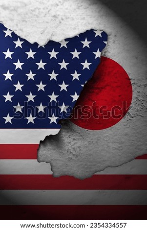 America and japan relationship vertical banner. America vs japan.