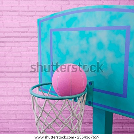 
photo 3d view of basketball essentials