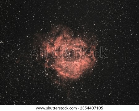 Rosette Nebula Astrophotography Infrared unfiltered
