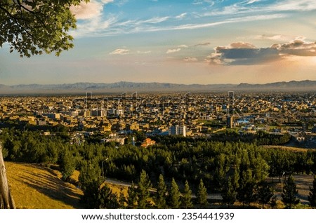 Herat City at Sunset, Afghanistan Royalty-Free Stock Photo #2354441939