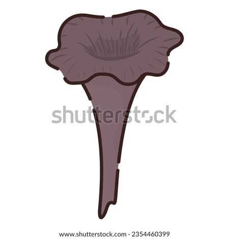 Isolated colored mushroom icon Flat design Vector