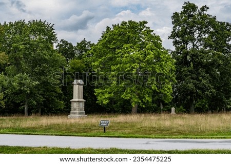 Meridith Avenue on a Summer Day, Gettysburg Pennsylvania USA