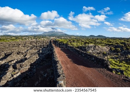 Photo Picture of a Beautiful Landscape in the Volcanic Azores Islands