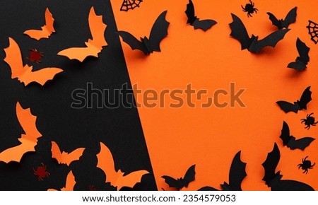 Pumpkins In Graveyard In The Spooky Night - Halloween Backdrop,Halloween PartyBanner, Witch, Haunted House, Pumpkins and Bats.


