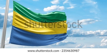 The flag of Gabon Gabon military officers declare coup after Ali Bongo wins disputed election