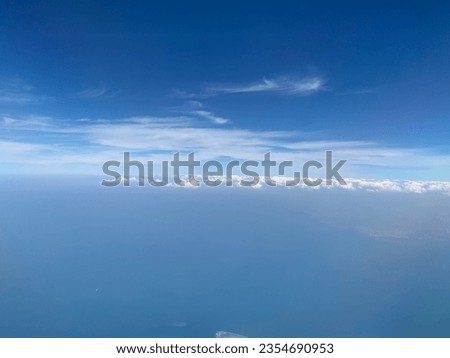 photo of clouds from a plane for background