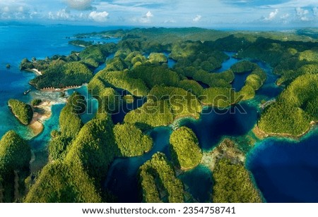 Beautiful view of tropical islands. Panorama of tropical islands. Tropical islands landscape. Amazing tropical islands Royalty-Free Stock Photo #2354758741