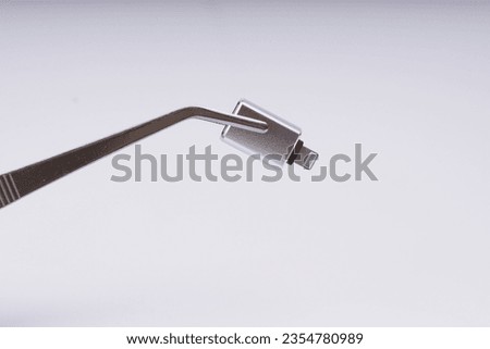 The lightning card reader isolated by white backround.