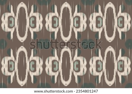Motif Ikat Floral Paisley Embroidery Background. Ikat Texture Geometric Ethnic Oriental Pattern traditional.aztec Style Abstract Vector design for Texture,fabric,clothing,wrapping,sarong.