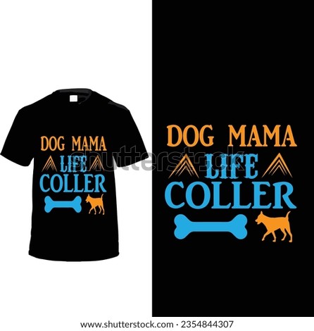 Dog typography t shirt design dog typography t shirt