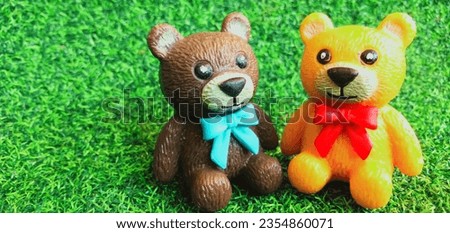 Two bears fall in love.  Promise to be together forever.