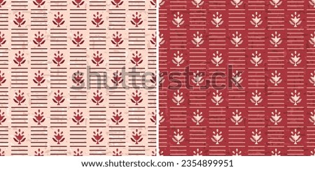 Indian traditional block print design Ajrakh Pattern, batik print Pattern, print Pattern, madhubani, kalamkari design illustration. Royalty-Free Stock Photo #2354899951