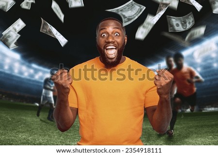 Winning rains on a person who has bet on the match