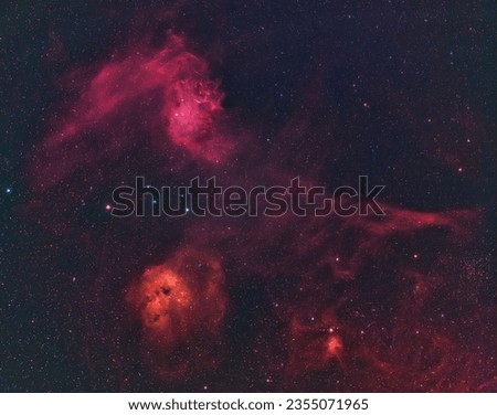 Nebulas in the sky, cosmo images