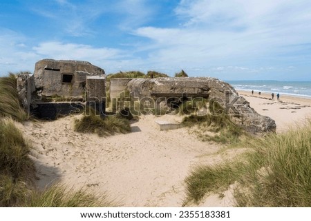 Utah Beach in Normandy, France Royalty-Free Stock Photo #2355183381