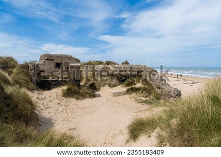 Utah Beach in Normandy, France Royalty-Free Stock Photo #2355183409
