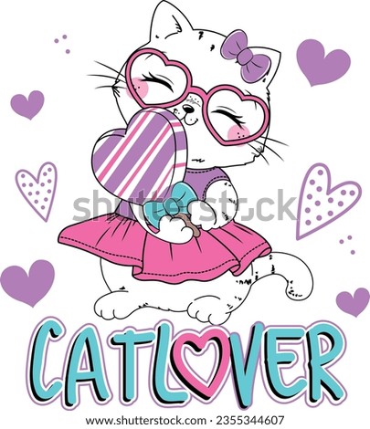 CAT LOVER CUTE GIRL PRINCESS