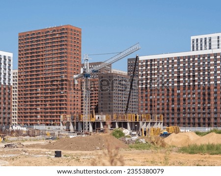 construction of a residential area