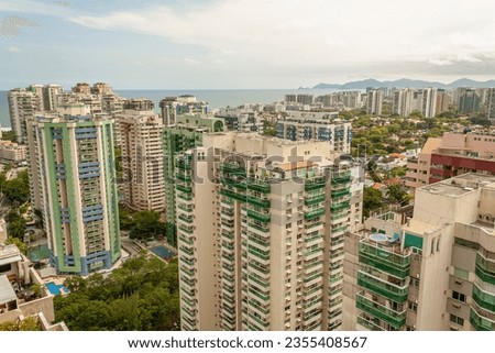 Urban panoramas - facades of residential buildings