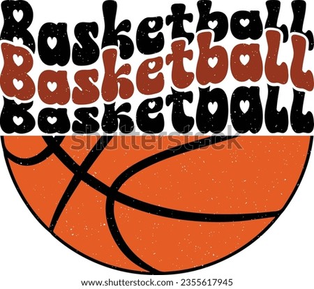 Funny Basketball Sublimation Design Graphics. Black Pumpkin Color Typographic Combination on White Background makes a ready Template for Printing on Clothing and Sport Apparels.