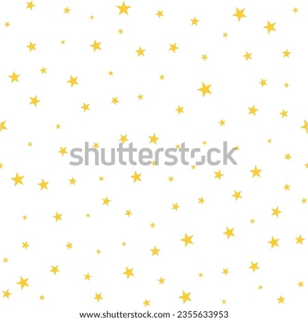 Star pattern. Seamless vector stars background. Cute festive Christmas and holidays ornament