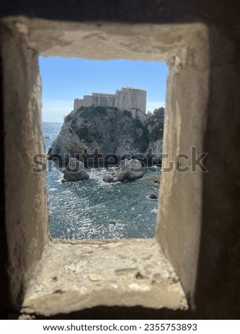 Dubrovnik old town - pic from window