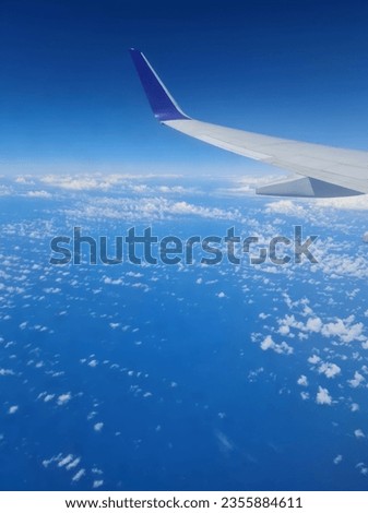 picture of the sky from the plane