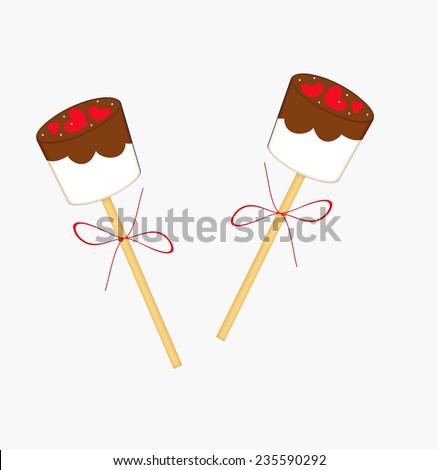 Valentine Marshmallow Pops