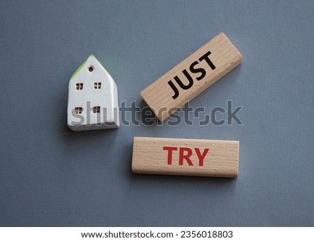 Have power symbol. Wooden blocks with words have power. Beautiful grey background. Business and have power concept. Copy space.
