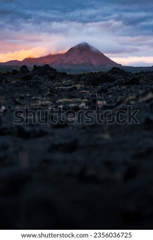 pictures of Iceland ice and volcano