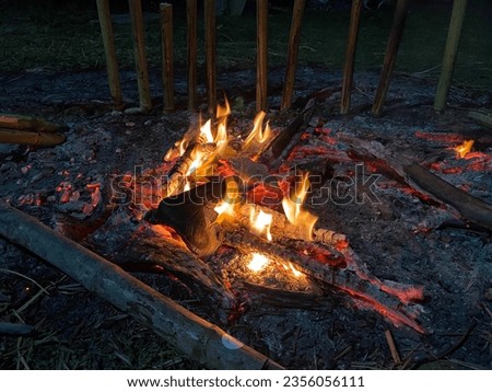 Winter bonfires are also common in the northeastern region of Thailand.