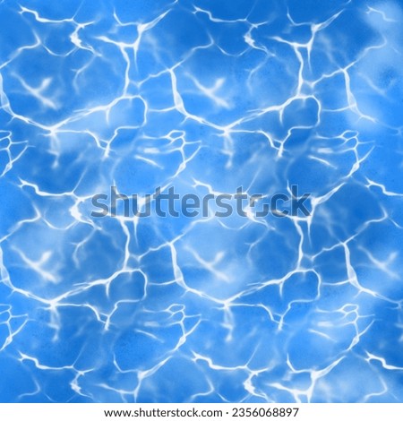 Beautiful blue water, rippled water background